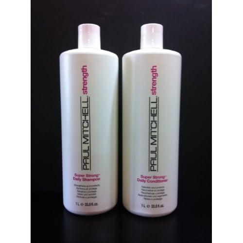 Paul Mitchell Super Strong Daily Shampoo and Conditioner Litter DUO SET 33.8 oz image